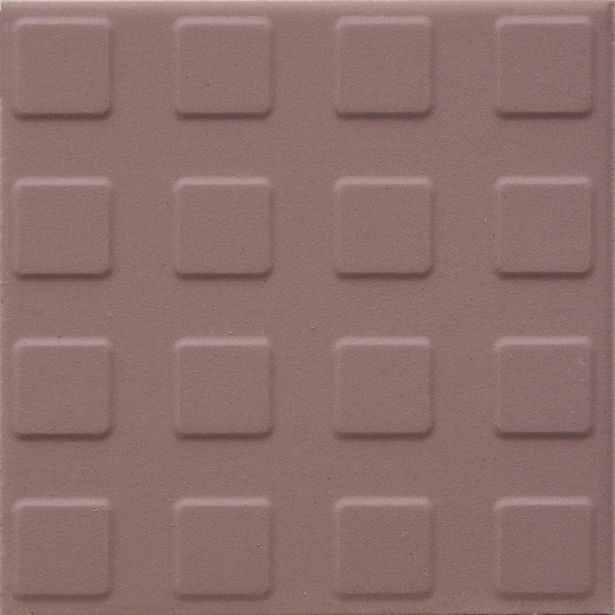 Lattialaatta Pukkila Natura Roosa, himmeä, struktuuri, neliönasta, 96x96mm