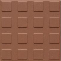 Lattialaatta Pukkila Natura Keskiruskea, himmeä, struktuuri, neliönasta, 96x96mm