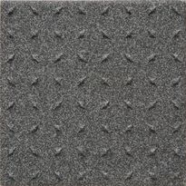 Lattialaatta Pukkila Natura Speckled Black-White, himmeä, struktuuri, dd, 96x96mm