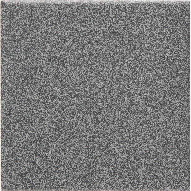 Lattialaatta Pukkila Natura Speckled Black-White, himmeä, sileä, 96x96mm, lasikuituverkossa