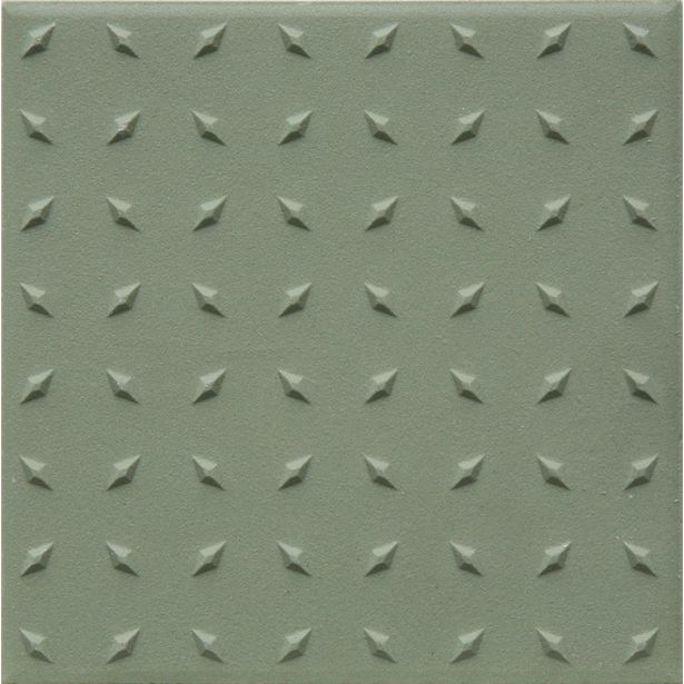 Lattialaatta Pukkila Natura Vihreä, himmeä, struktuuri, dd, 96x96mm