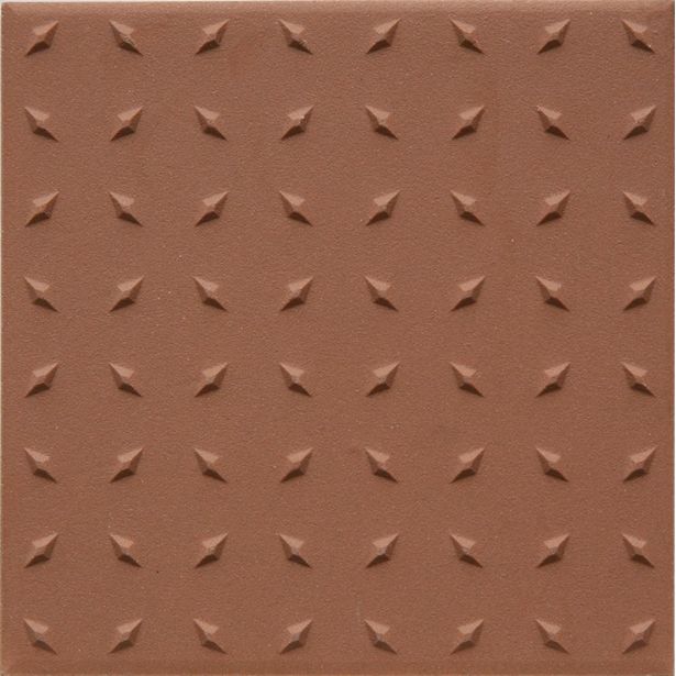 Lattialaatta Pukkila Natura Keskiruskea, himmeä, struktuuri, dd, 96x96mm