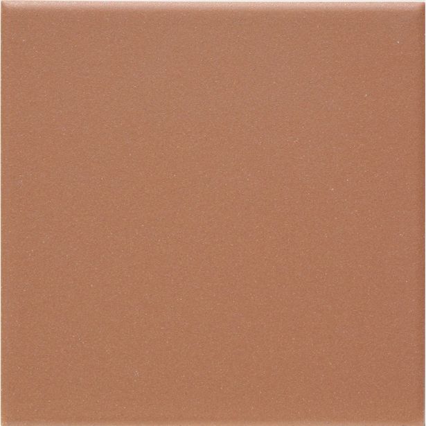 Lattialaatta Pukkila Natura Keskiruskea, himmeä, sileä, 96x96mm, lasikuituverkossa
