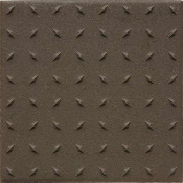 Lattialaatta Pukkila Natura Ruskea, himmeä, struktuuri, dd, 96x96mm