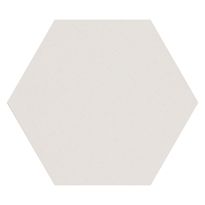 Lattialaatta Pukkila Natura 6-kulmainen Valkoinen, himmeä, sileä, 115x100mm