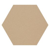Lattialaatta Pukkila Natura 6-kulmainen Tumma Beige, himmeä, sileä, 115x100mm