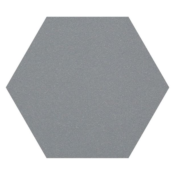Lattialaatta Pukkila Natura 6-kulmainen Tummanharmaa, himmeä, sileä, 115x100mm