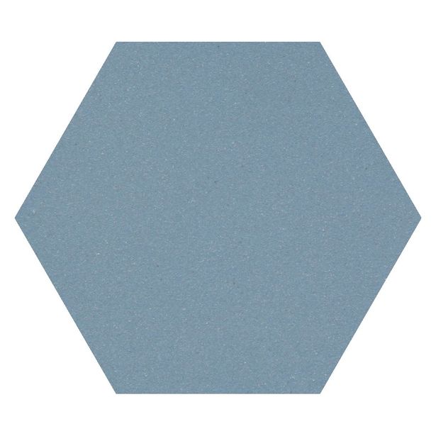 Lattialaatta Pukkila Natura 6-kulmainen Sininen, himmeä, sileä, 115x100mm