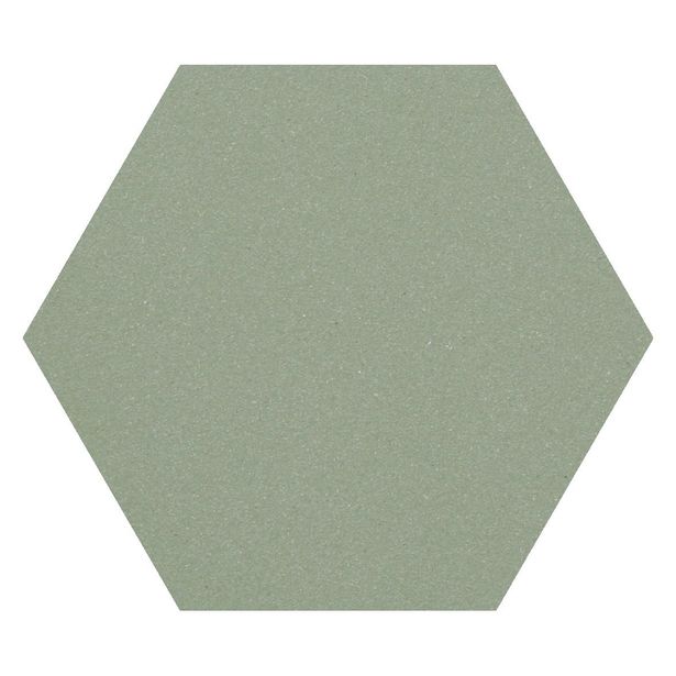 Lattialaatta Pukkila Natura 6-kulmainen Vihreä, himmeä, sileä, 115x100mm