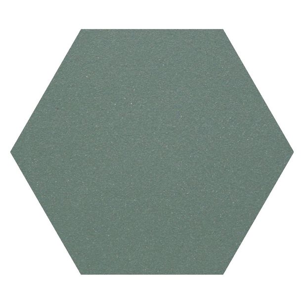Lattialaatta Pukkila Natura 6-kulmainen Tummanvihreä, himmeä, sileä, 115x100mm