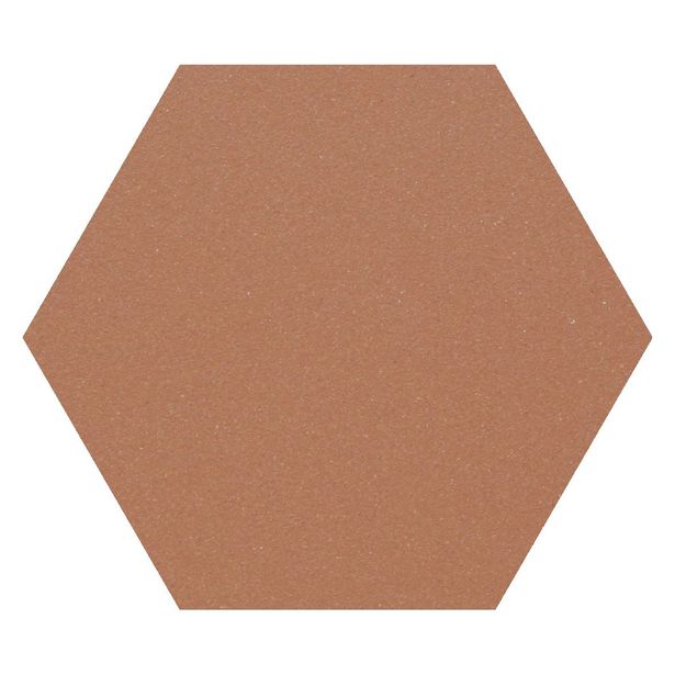 Lattialaatta Pukkila Natura 6-kulmainen Keskiruskea, himmeä, sileä, 115x100mm