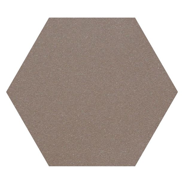 Lattialaatta Pukkila Natura 6-kulmainen Ruskea, himmeä, sileä, 115x100mm