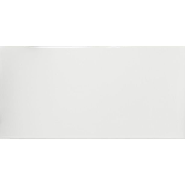 Seinälaatta Pukkila White, kiiltävä, sileä, 400x200mm