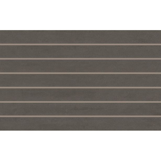 Seinälaatta Laattapiste LPC Minimal Brown Precut, 25x40cm, lasitettu kaakeli, tasapintainen, matta, valesauma