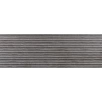 Seinälaatta Laattapiste Collection LPC Old Island Dark Gray, 33.3x100cm, lasitettu kaakeli, kohokuvioinen, matta, rektifioitu