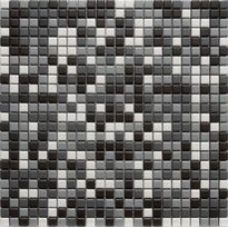 Mosaiikkilaatta Laattapiste LPC Lumi Inari mix,1.2x1.2cm, lasitettu klinkkeri, tasapintainen, matta, 30x30cm lasikuituverkolla