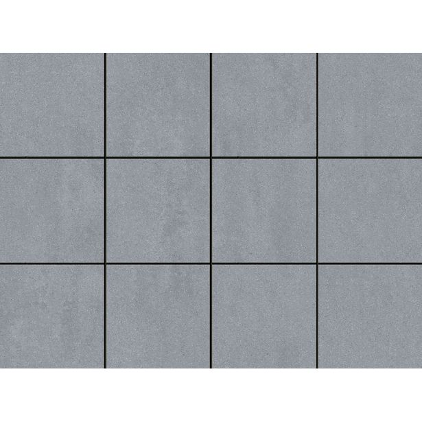 Lattialaatta Laattapiste LPC Minimal Grey, 10x10cm, lasitettu klinkkeri, tasapintainen, matta, 30x40cm liimatäpläarkilla