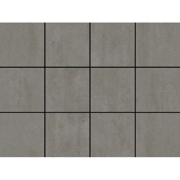 Lattialaatta Laattapiste LPC Minimal Vision, 10x10cm, lasitettu klinkkeri, tasapintainen, matta, 30x40cm liimatäpläarkilla