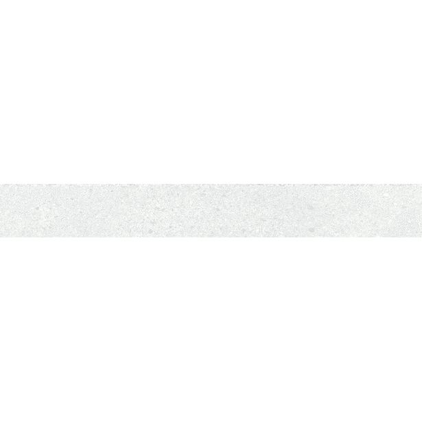 Lattialaatta Laattapiste LPC Kansas Ice White, 7.5x60cm, lasitettu porcelanato, tasapintainen, matta, leikattu