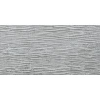 Seinälaatta Laattapiste LPC Berlin Crimpt Decor Grey, 30x60cm, lasitettu kaakeli, kohokuvioinen, matta, rektifioitu