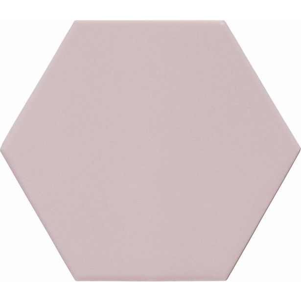 Lattialaatta Laattapiste LPC Alfa matta tasapintainen vivahteikas pink 11.6x10.1cm