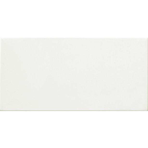 Seinälaatta Laattapiste LPC Listelo kiiltävä tasapintainen Blanco Brillo 20x10cm