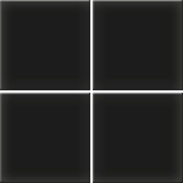 Lattialaatta Pukkila Color Black, himmeä, sileä, 97x97mm