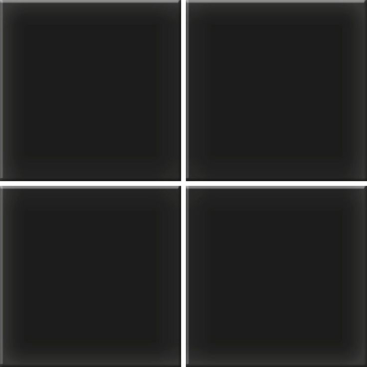 Lattialaatta Pukkila Color Black, himmeä, sileä, 97x97mm