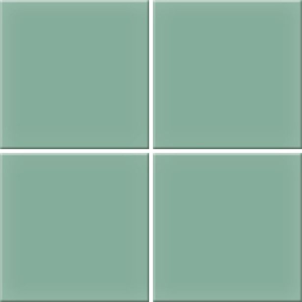 Lattialaatta Pukkila Color Sea Green, himmeä, sileä, 97x97mm