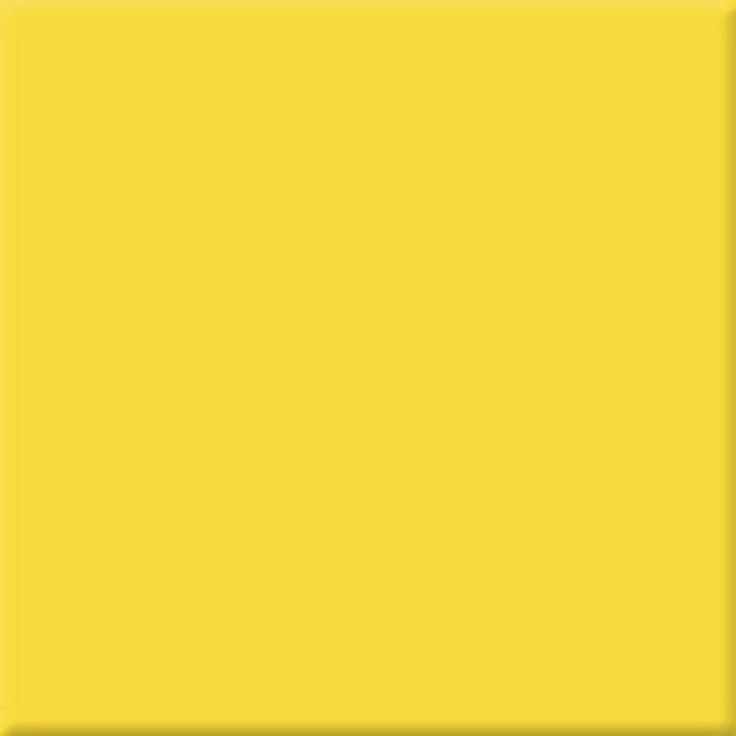 Seinälaatta Pukkila Harmony Yellow, himmeä, sileä, 197x197mm