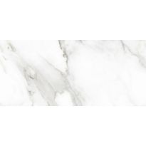 Seinälaatta Pukkila Luxury Calacatta Oro, kiiltävä, sileä, 547x247mm, Verkkokaupan poistotuote