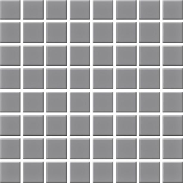 Mosaiikkilaatta Pukkila Color Lead Grey, himmeä, sileä, 22x22mm