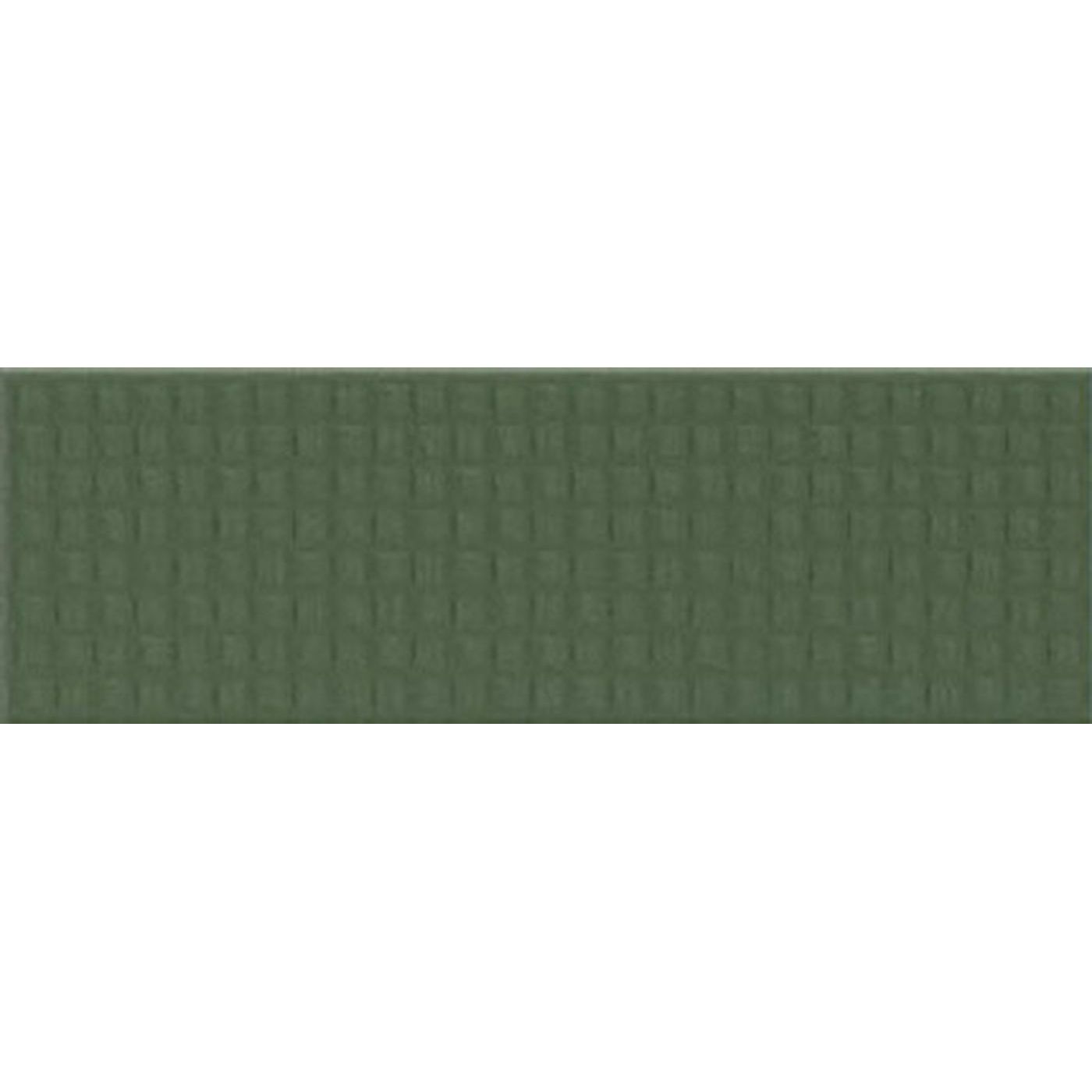 Kuviolaatta Pukkila Soho Green, kiiltävä, struktuuri, 297x97mm