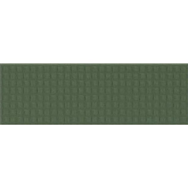 Kuviolaatta Pukkila Soho Green, kiiltävä, struktuuri, 297x97mm