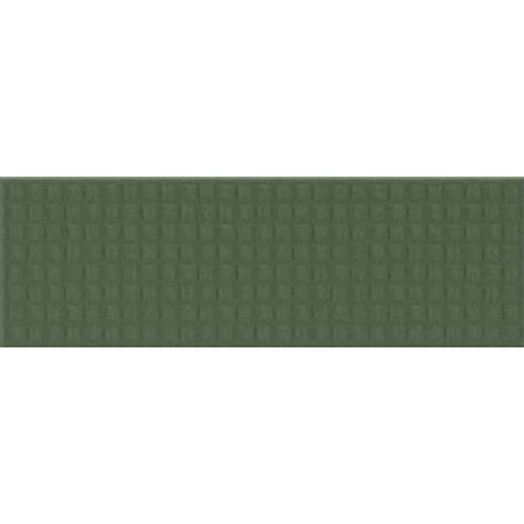 Kuviolaatta Pukkila Soho Green, kiiltävä, struktuuri, 297x97mm