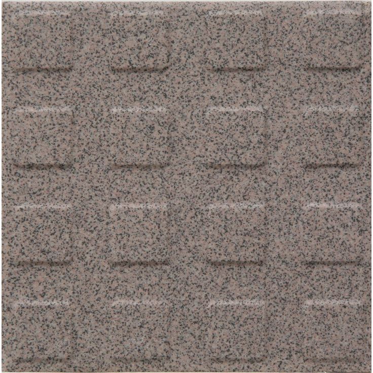 Lattialaatta Pukkila Natura Granite Rose, himmeä, struktuuri, neliönasta, 96x96mm