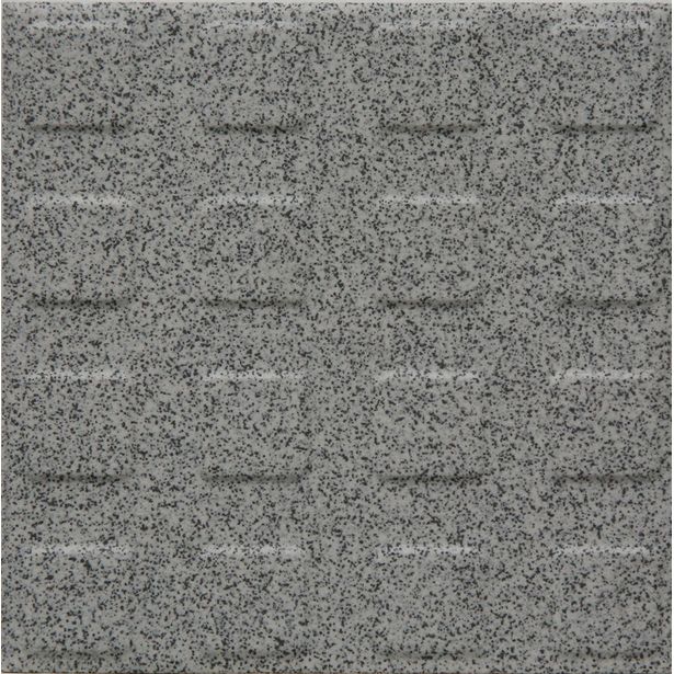Lattialaatta Pukkila Natura Speckled White, himmeä, struktuuri, neliönasta, 96x96mm