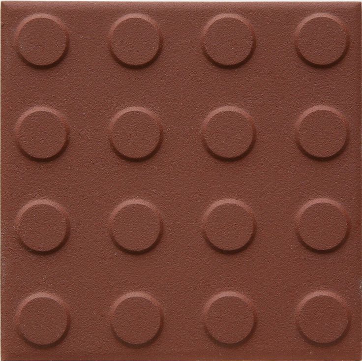 Lattialaatta Pukkila Natura Punainen, himmeä, struktuuri, pyörönasta, 96x96mm