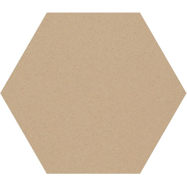 Lattialaatta Pukkila Natura 6-kulmainen Tumma Beige, himmeä, sileä, 115x100mm
