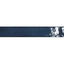 Seinälaatta Pukkila Manacor Ocean Blue, kiiltävä, strukturoitu, 6.5x40cm