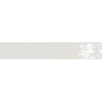 Seinälaatta Pukkila Manacor White, kiiltävä, strukturoitu, 6.5x40cm