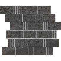 Mosaiikkilaatta Pukkila Landstone Anthracite Pave, himmeä, sileä, 298x298mm