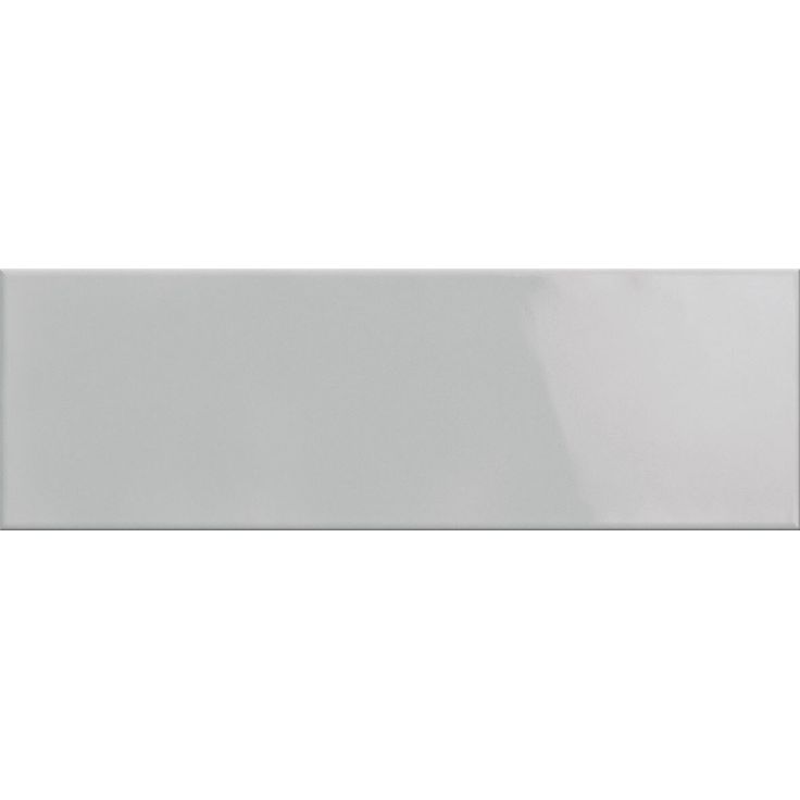 Seinälaatta Pukkila Soho Light grey, kiiltävä, struktuuri, 297x97mm