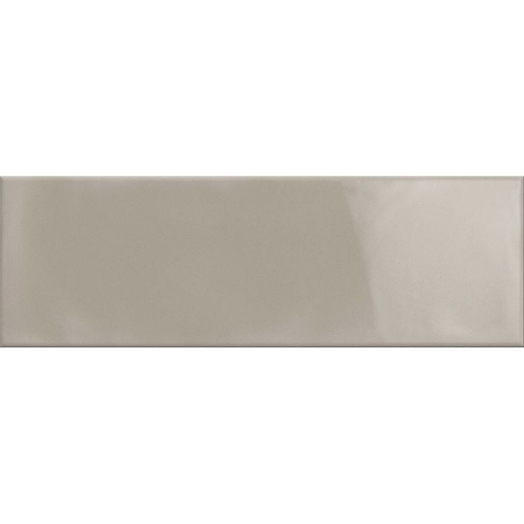 Seinälaatta Pukkila Soho London fog grey, kiiltävä, struktuuri, 297x97mm
