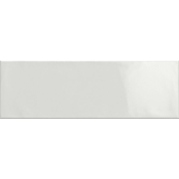 Seinälaatta Pukkila Soho White, kiiltävä, struktuuri, 297x97mm