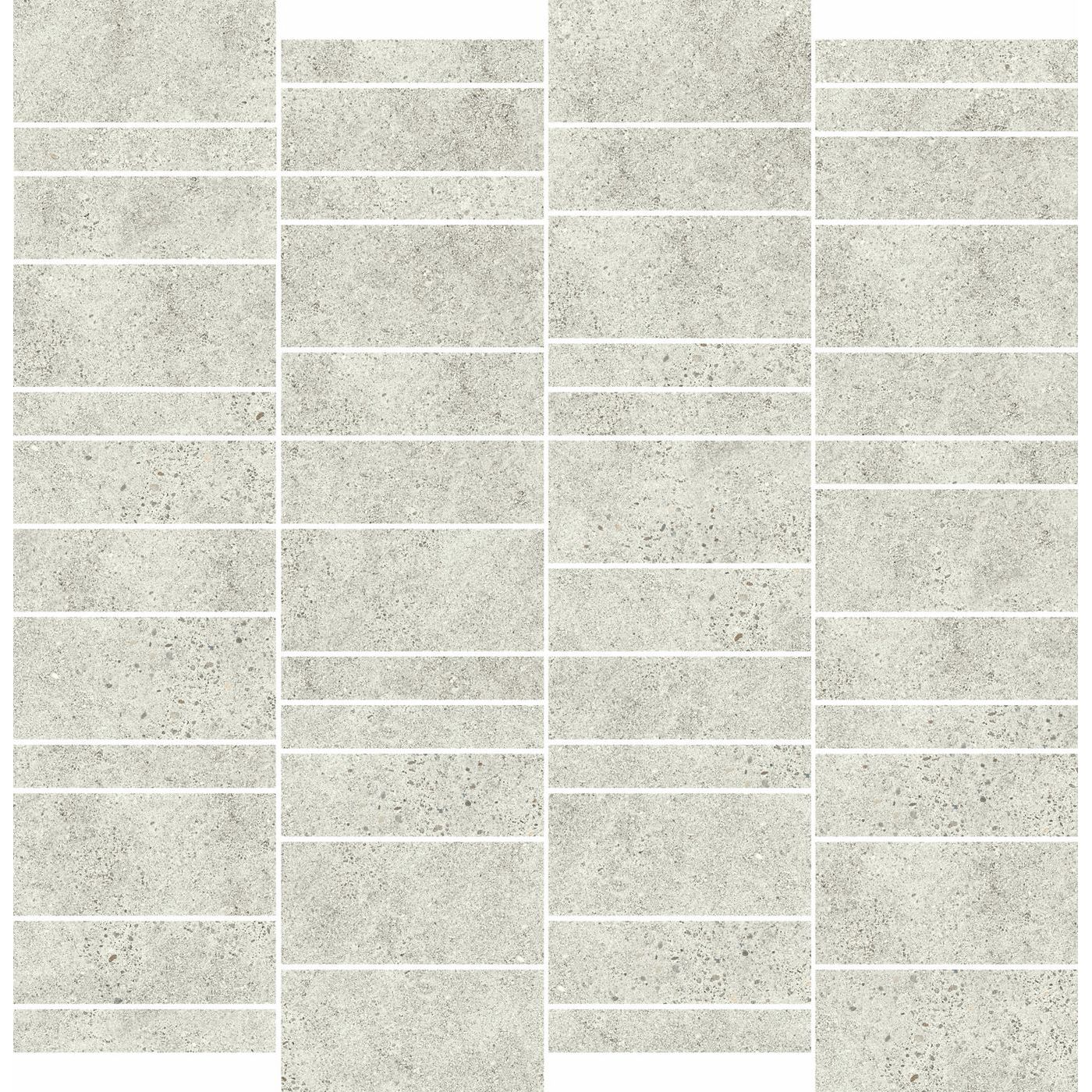 Mosaiikkilaatta Pukkila Deep mosaiikki Sugar mattoncino, himmeä, sileä, 50x75mm