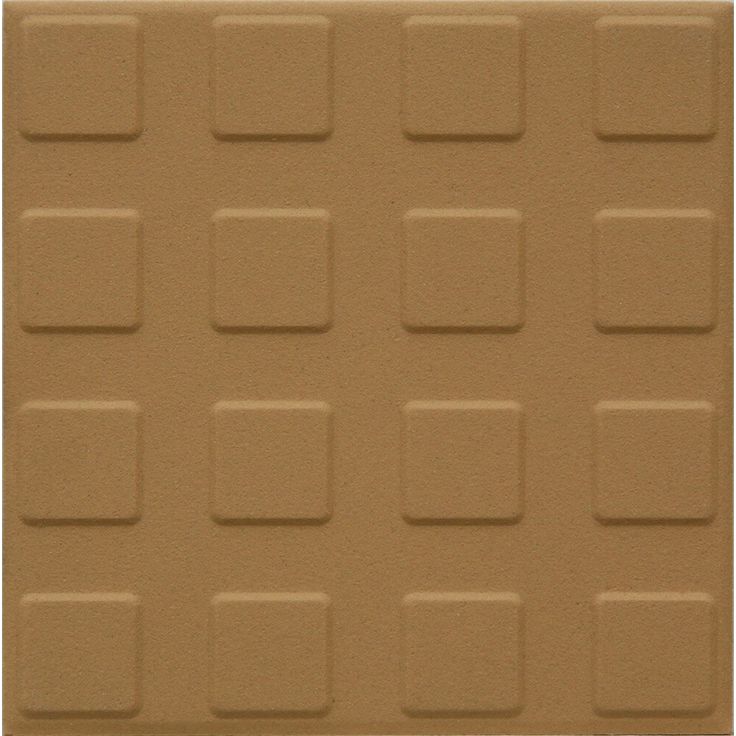 Lattialaatta Pukkila Natura Okrankeltainen, himmeä, struktuuri, neliönasta, 96x96mm