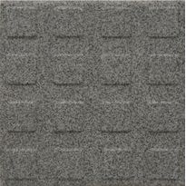 Lattialaatta Pukkila Natura Granite Grey, himmeä, struktuuri, neliönasta, 96x96mm