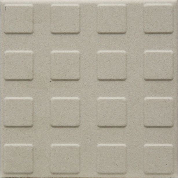 Lattialaatta Pukkila Natura Vaalea Beige, himmeä, struktuuri, neliönasta, 96x96mm
