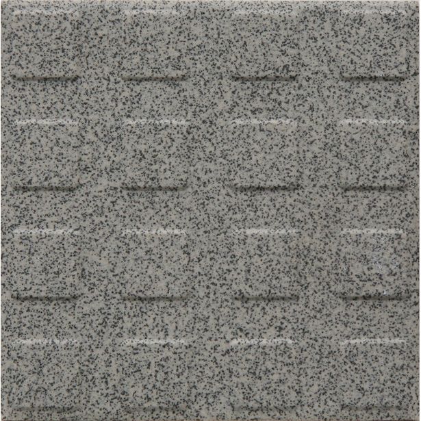 Lattialaatta Pukkila Natura Speckled Grey, himmeä, struktuuri, neliönasta, 96x96mm